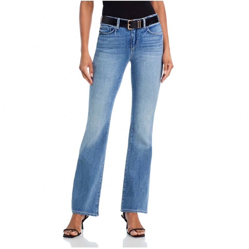 L'AGENCE Cara Low Rise Bootcut Jeans Ibarra Blue Wash NWT Size 24 2968RDM